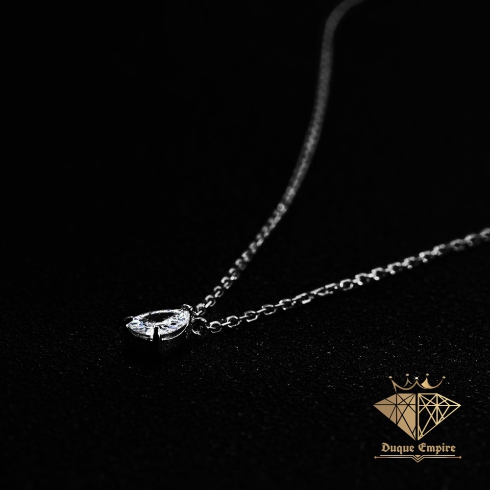 Pear Diamond Necklace